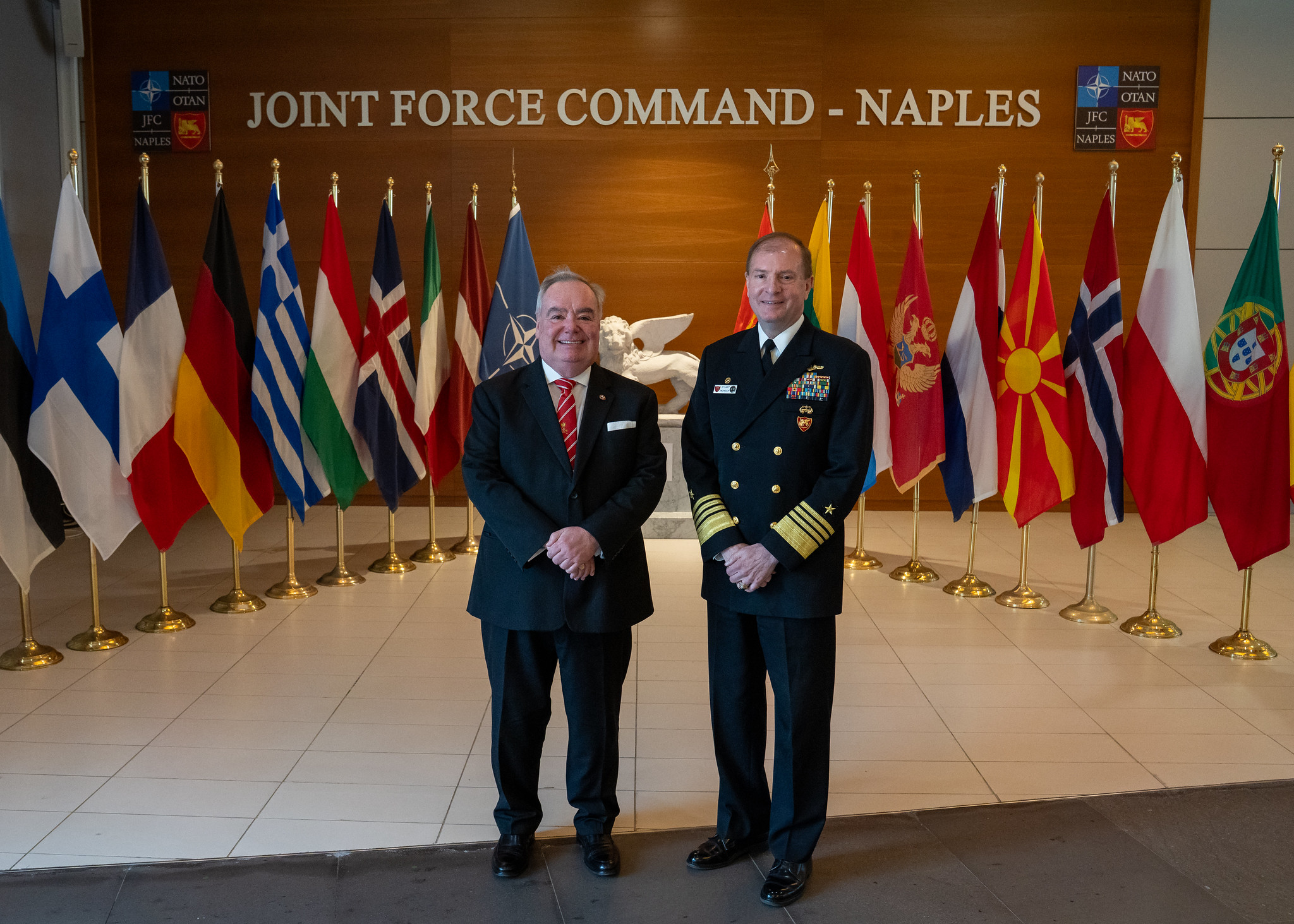 Visita del Gran Maestro al Quartier Generale NATO del Comando Interforze Alleato di Napoli
