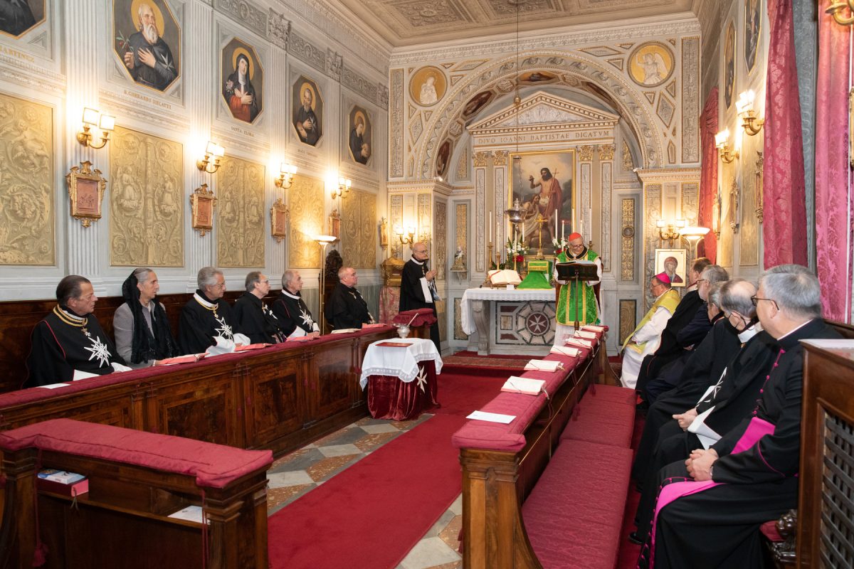 Il Cardinale Matteo Maria Zuppi Balì dell’Ordine di Malta