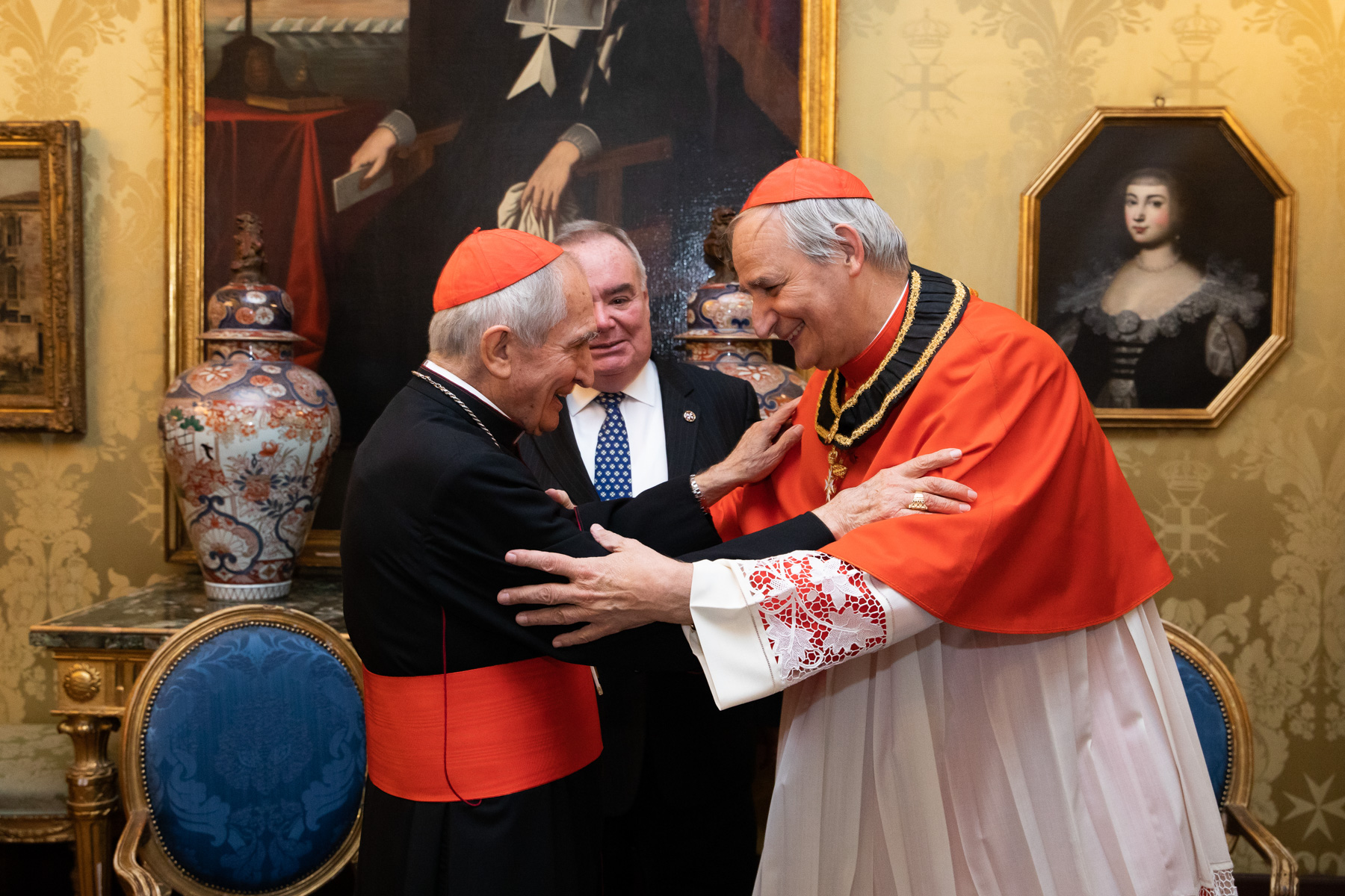 Cardinal Matteo Maria Zuppi Bailiff of the Order of Malta